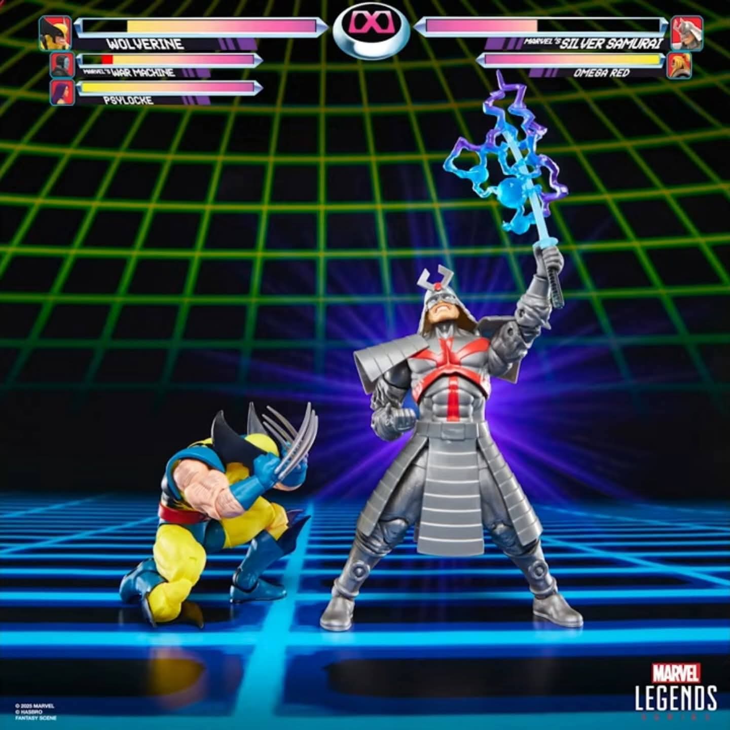 WOLVERINE VS SILVER SAMURAI GAMERVERSE MARVEL LEGENDS HASBRO FAN CHANNEL