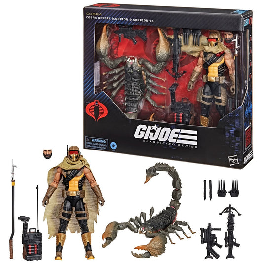 COBRA DESERT SCORPION Y SKRP10N-25 G.I.JOE CLASSIFIED HASBRO