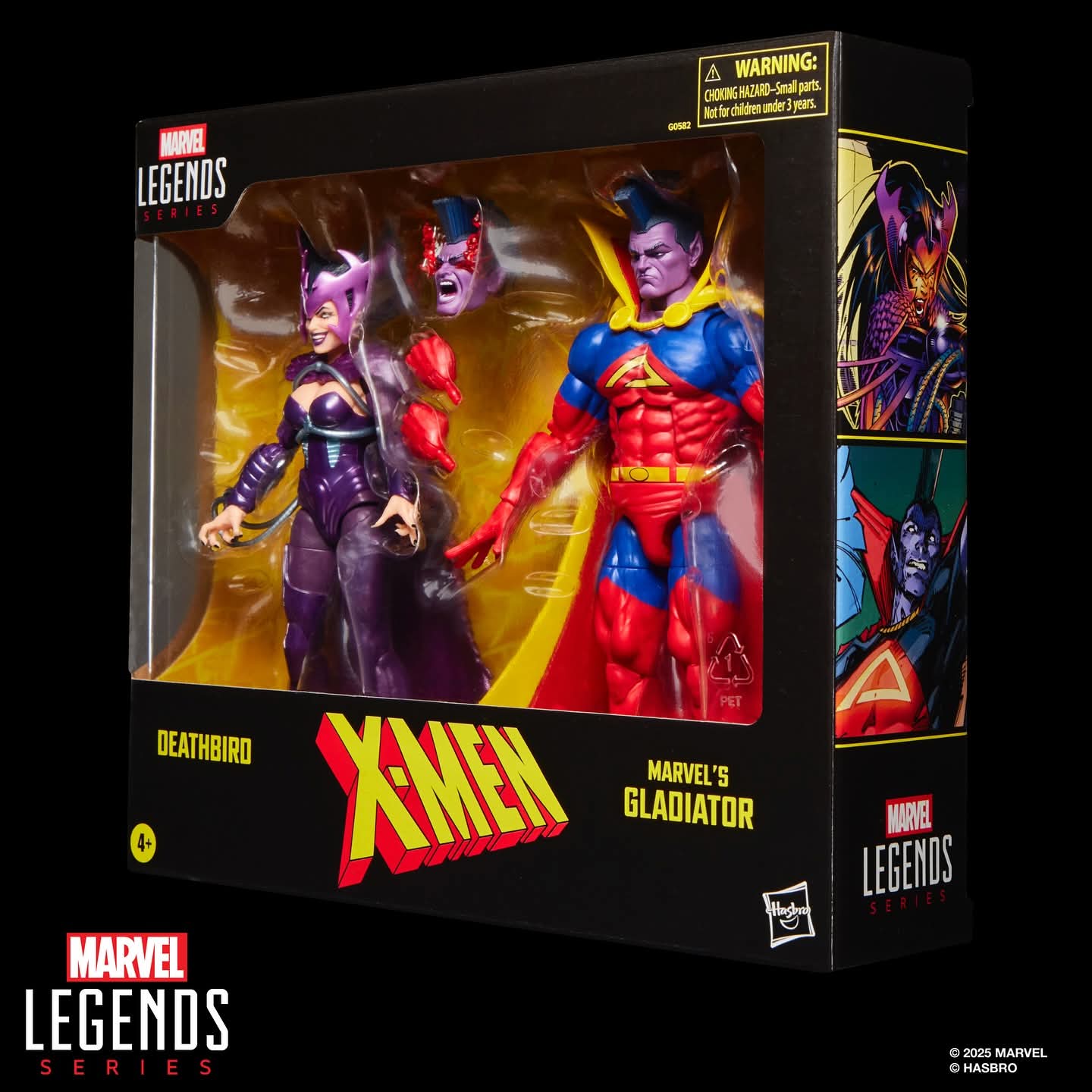 GLADIATOR Y DEATHBIRD XMEN MARVEL LEGENDS HASBRO