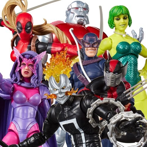 WAVE BOX MARVEL LEGENDS HASBRO 7 FIGURAS