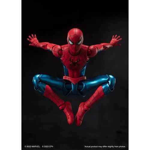 SPIDERMAN NO WAY HOME NEW RED AND BLUE SUIT S.H. FIGUARTS BANDAI