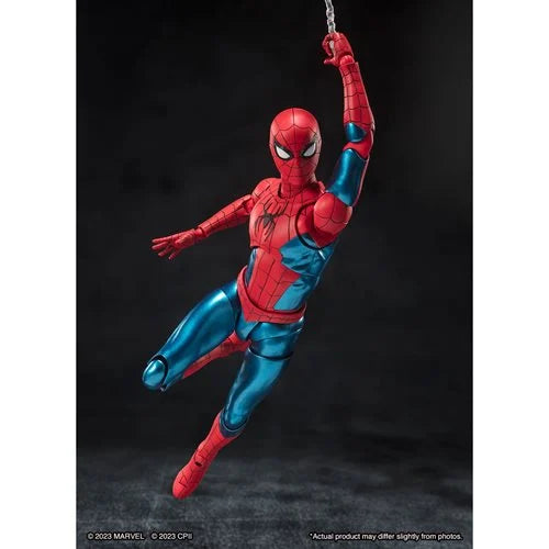 SPIDERMAN NO WAY HOME NEW RED AND BLUE SUIT S.H. FIGUARTS BANDAI