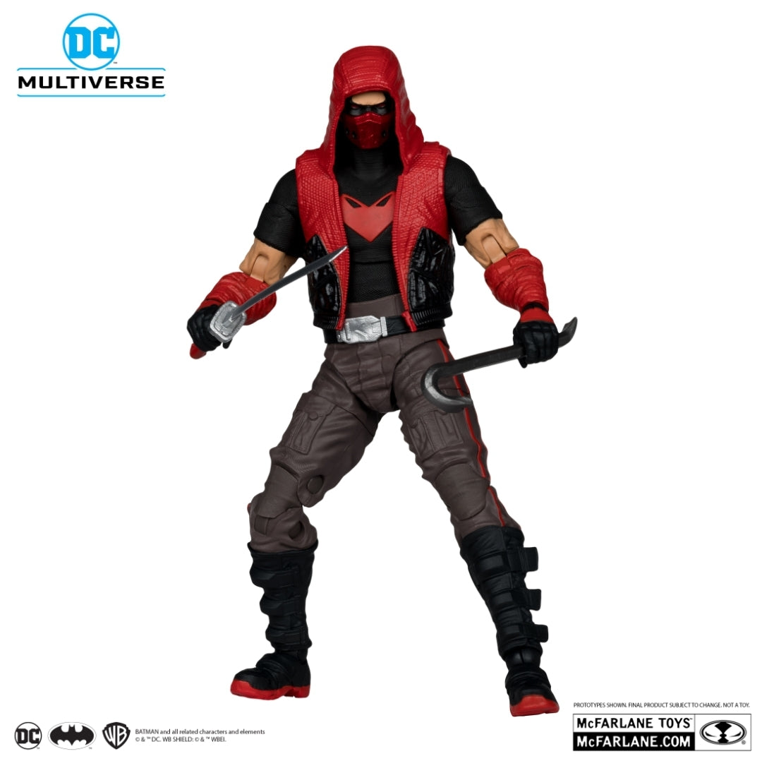 WAVE 19 DC MULTIVERSE MCFARLANE CYBORG RED HOOD QUESTION SHINING KNIGHT