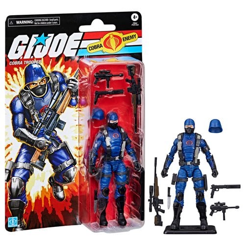 COBRA TROOPER G.I.JOE CLASSIFIED RETROCARD HASBRO