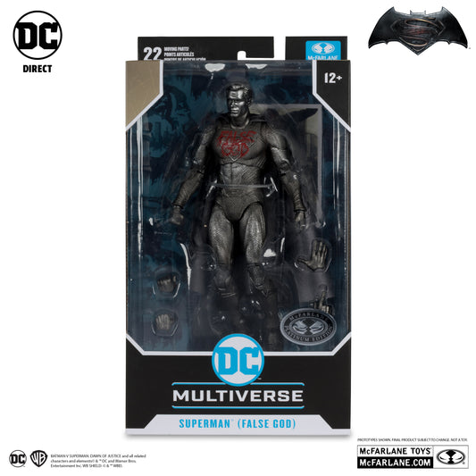SUPERMAN FALSE GOD Y BATMAN ARMORED EDICION PLATINUM SET BVS DAWN OF JUSTICE DC MULTIVERSE