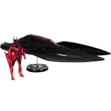 BATMAN Y BATIMOVIL BATMAN BEYOND GOLD LABEL VEHICULO CON LUCES Y SONIDO DC MULTIVERSE MCFARLANE