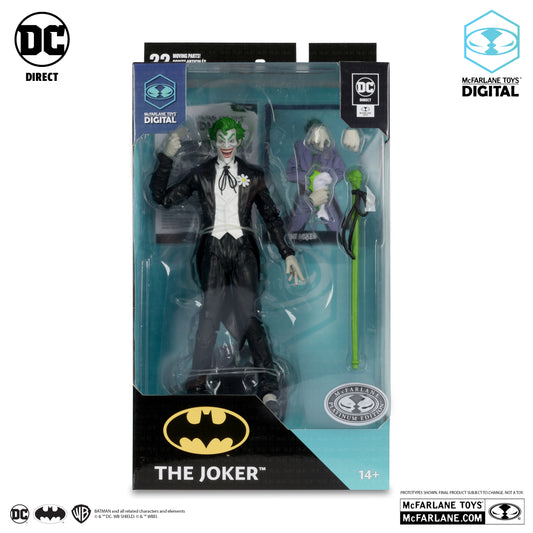 THE JOKER SILVER AGE PLATINUM DC MULTIVERSE DIGITAL MCFARLANE