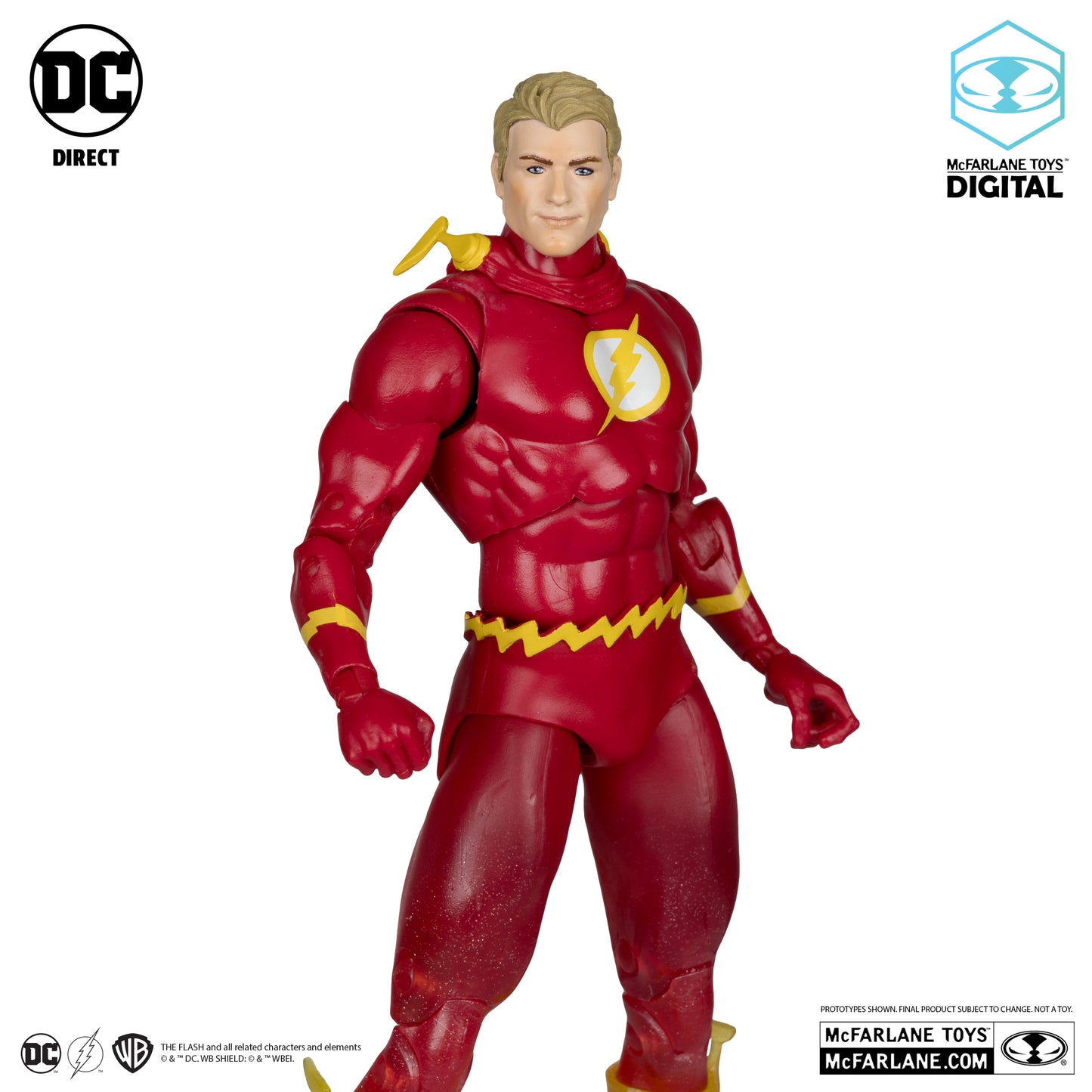 THE FLASH SPEED FORCE PLATINUM DC MULTIVERSE DIGITAL MCFARLANE