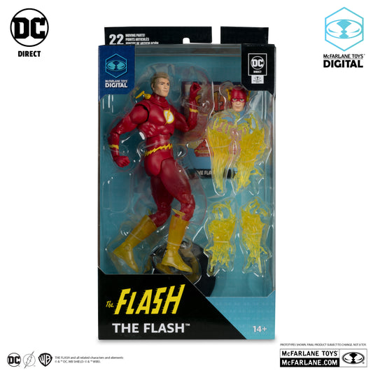 THE FLASH SPEED FORCE PLATINUM DC MULTIVERSE DIGITAL MCFARLANE