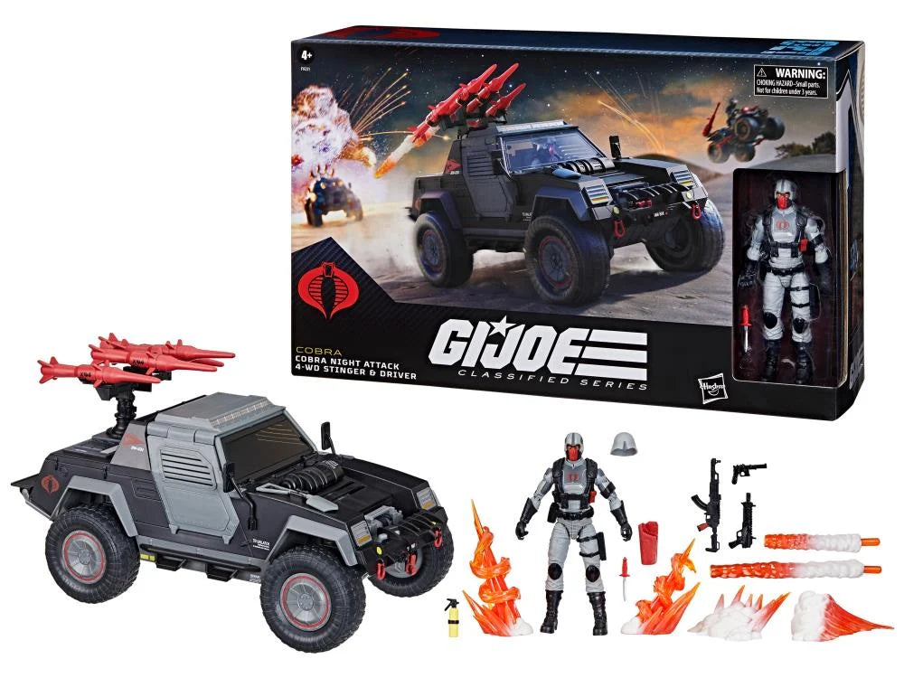 STINGER Y DRIVER SET COBRA G.I.JOE CLASSIFIED HASBRO