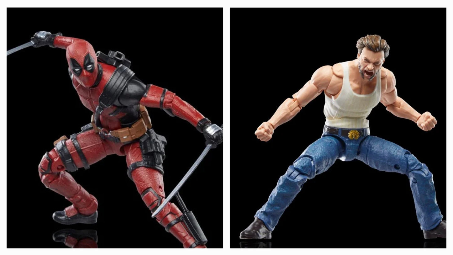 DEADPOOL Y LOGAN (SET) LEGACY COLLECTION MARVEL LEGENDS HASBRO