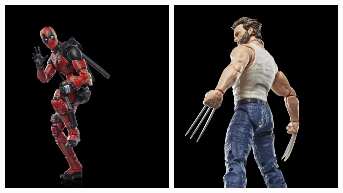 DEADPOOL Y LOGAN (SET) LEGACY COLLECTION MARVEL LEGENDS HASBRO