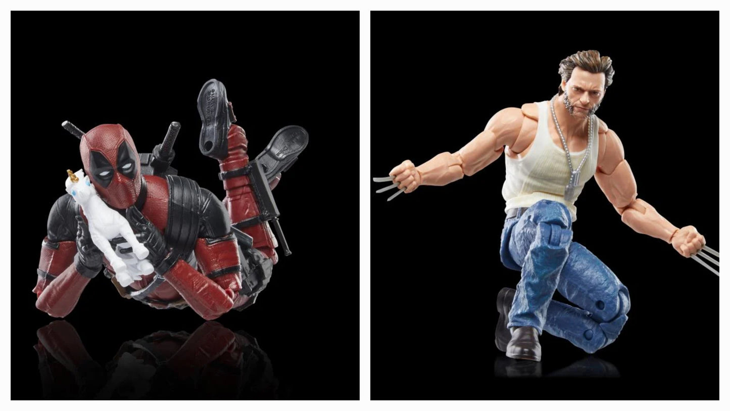 DEADPOOL Y LOGAN (SET) LEGACY COLLECTION MARVEL LEGENDS HASBRO