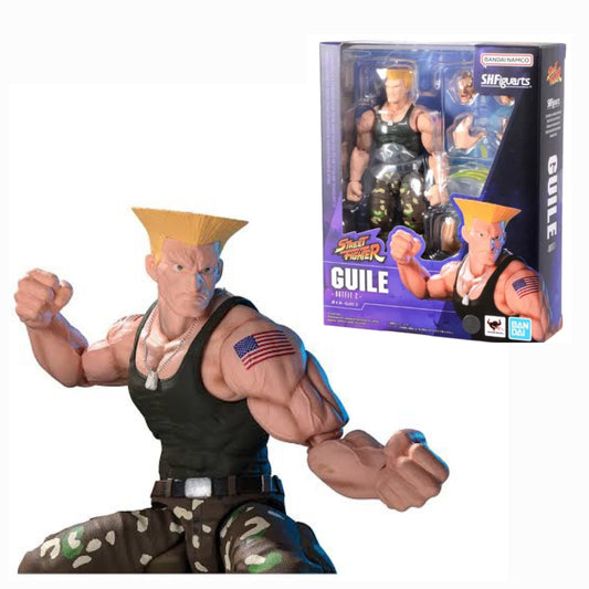 GUILE STREET FIGHTER S.H.FIGUARTS BANDAI