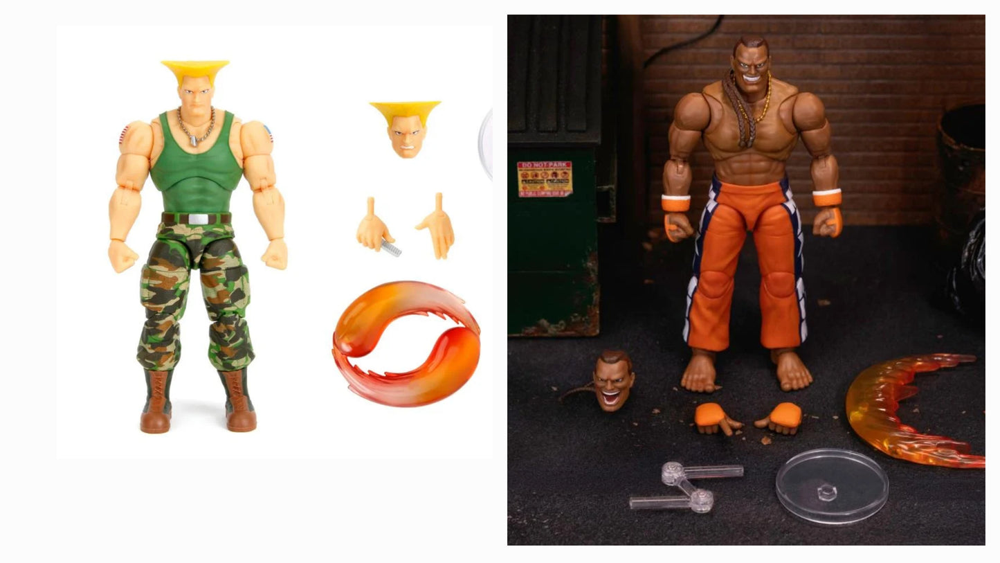 GUILE Y DEEJAY SET STREET FIGHTER JADA TOYS