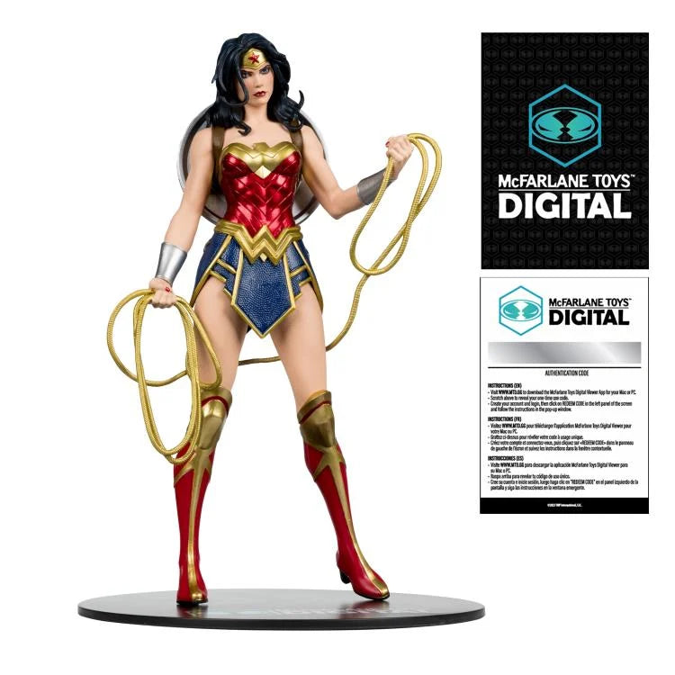 WONDER WOMAN BY JIM LEE POSED FIGURE DC DIRECT MCFARLANE