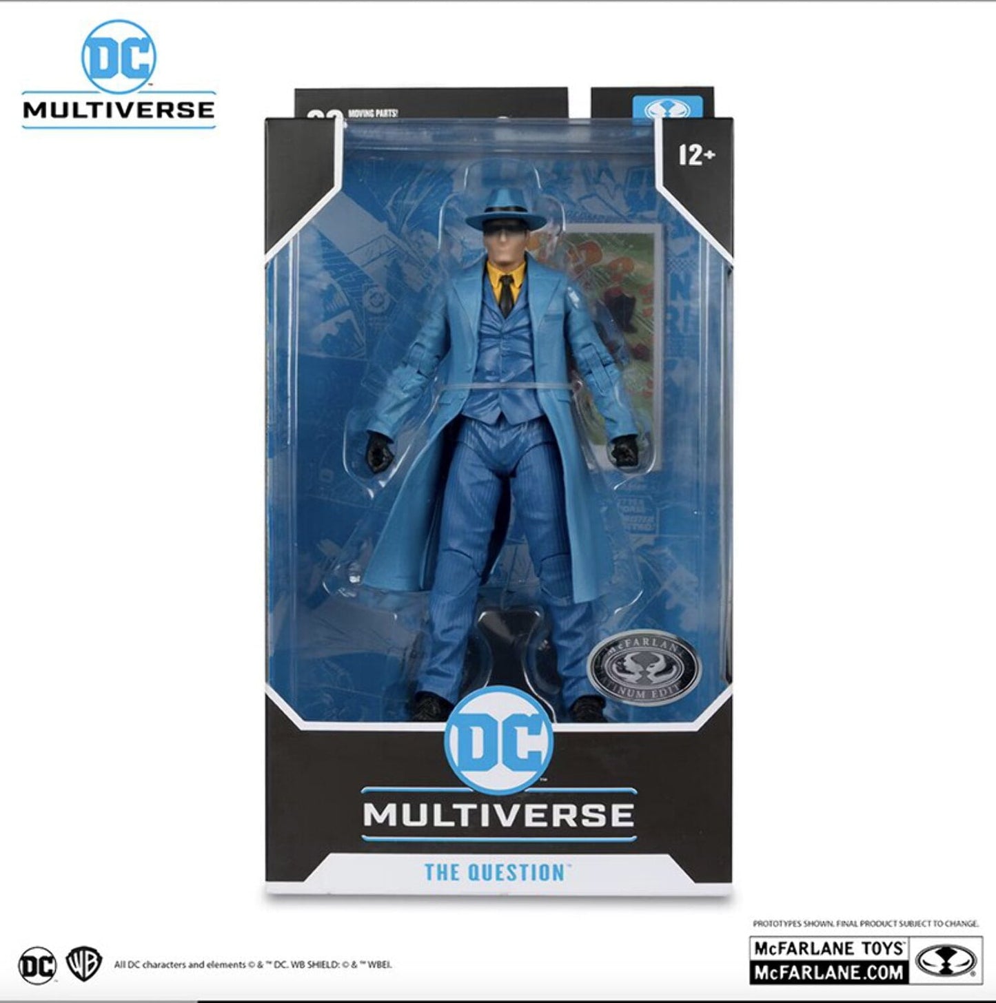 THE QUESTION PLATINUM DC MULTIVERSE MCFARLANE