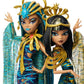 CLEO AND NEFERA DE NILE MUMMY MAJESTIES MONSTER HIGH MATTEL