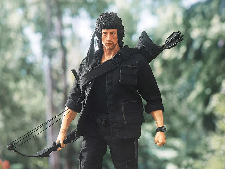 JOHN RAMBO ll FIRST BLOOD PART 2 EXQUISITE SUPER SERIES PX HIYA TOYS 1:12