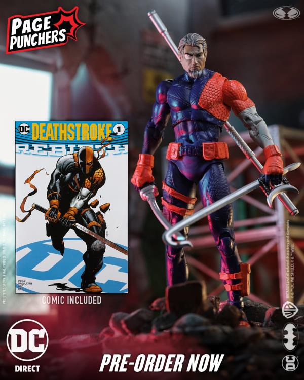 DEATHSTROKE PAGE PUNCHERS DC DIRECT DC MULTIVERSE MCFARLANE