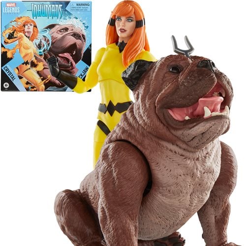 CRYSTAL Y LOCKJAW FAN CHANNEL EXCLUSIVE MARVEL LEGENDS HASBRO