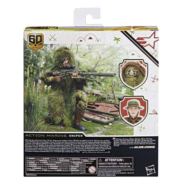 MARINE SNIPER 60TH ANIVERSARIO G.I.JOE CLASSIFIED HASBRO