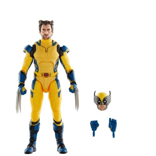 WOLVERINE YELLOW AND BLUE SUIT (DEADPOOL Y WOLVERINE) MARVEL LEGENDS MCU HASBRO