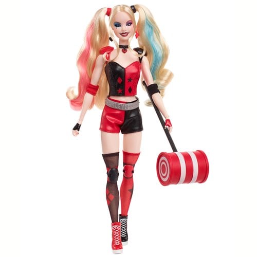 HARLEY QUINN DOLL BARBIE X BATMAN 85TH ANIVERSARIO MATTEL