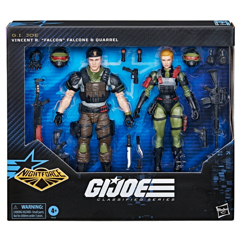 VINCENT R FALCON Y QUARREL NIGHT FORCE G.I.JOE CLASSIFIED EXCLUSIVE