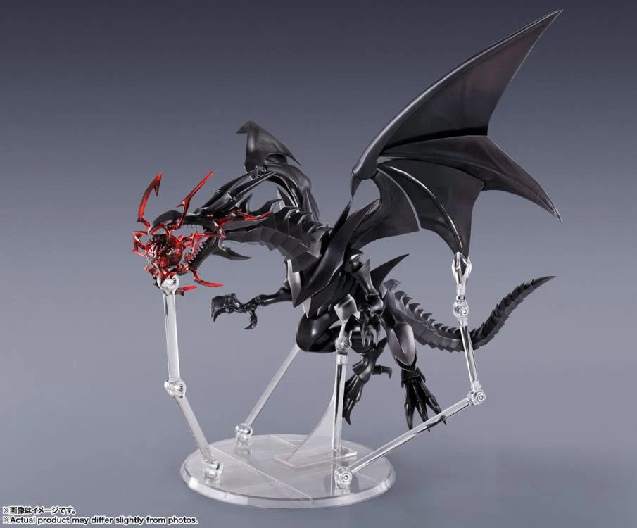 DRAGON NEGRO DE OJOS ROJOS RED EYES BLACK DRAGON YU GI OH S.H. MONSTER ARTS BANDAI