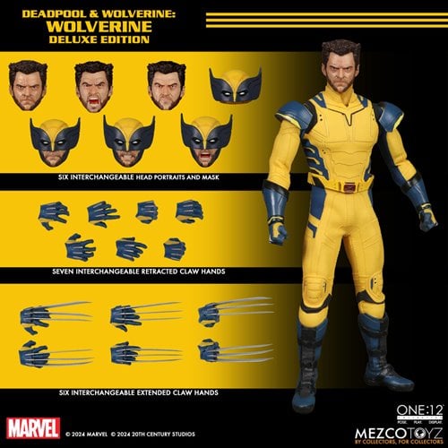 WOLVERINE DELUXE EDITION (DEADPOOL Y WOLVERINE) MEZCO ONE:12