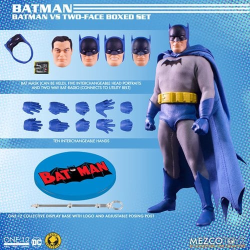 BATMAN VS TWO FACES GOLDEN AGE EDITION MEZCO ONE:12