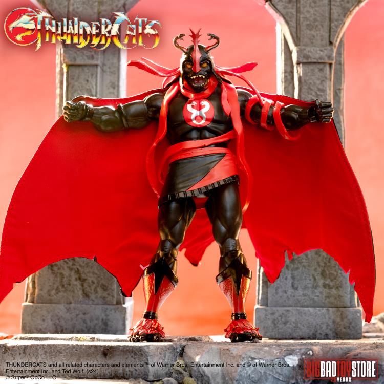 MUMMRA EL INMORTAL (BLACK AND RED VER) BBTS 25TH ANIVERSARIO EXCLUSIVA THUNDERCATS SUPER7