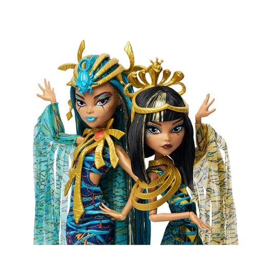 CLEO AND NEFERA DE NILE MUMMY MAJESTIES MONSTER HIGH MATTEL