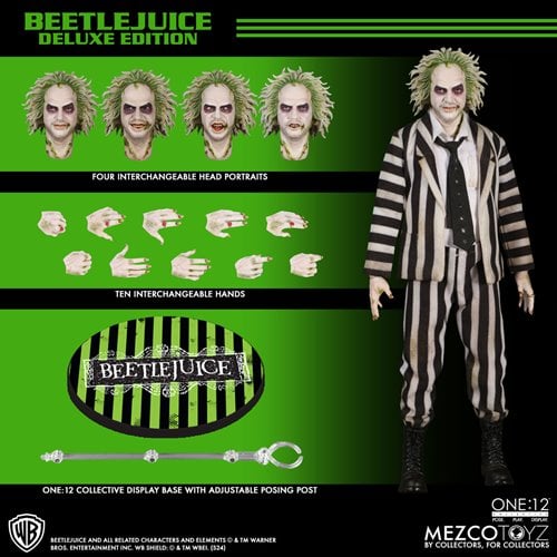 BETTLEJUICE (1988 MOVIE) DELUXE EDITION MEZCO ONE:12