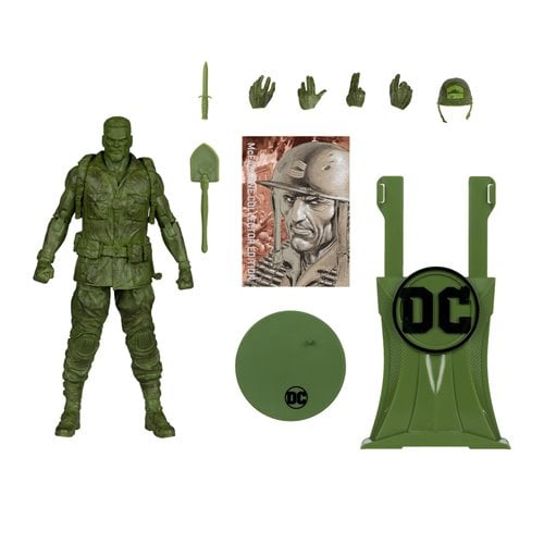 SGT ROCK COLLECTOR EDITION DC MULTIVERSE MCFARLANE EDICION PLATINUM