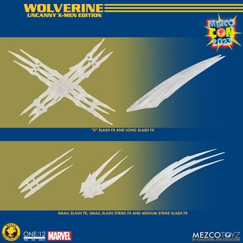 WOLVERINE UNCANNY X MEN SDCC 2023 MEZCO ONE:12