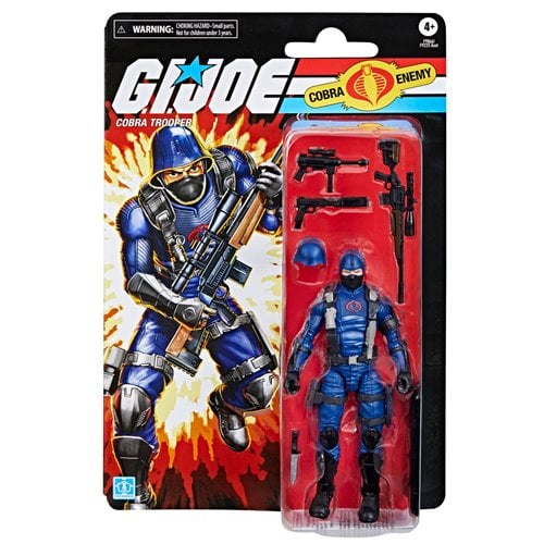 COBRA TROOPER G.I.JOE CLASSIFIED RETROCARD HASBRO