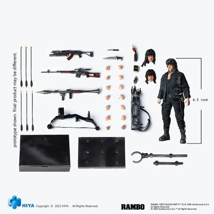 JOHN RAMBO lll EXQUISITE SUPER SERIES PX HIYA TOYS 1:12