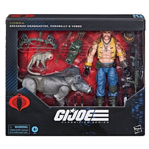 DREADNOK GNAWGAHYDE PORKBELLY Y YOBBO G.I.JOE CLASSIFIED HASBRO