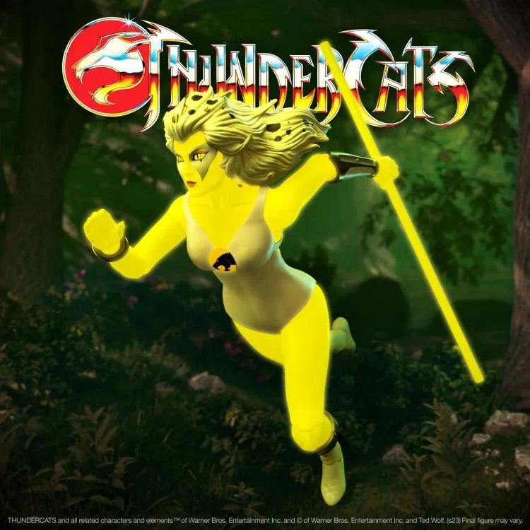 CHEETARA SUPER SPEED THUNDERCATS GLOW IN THE DARK EXCLUSIVA SUPER7