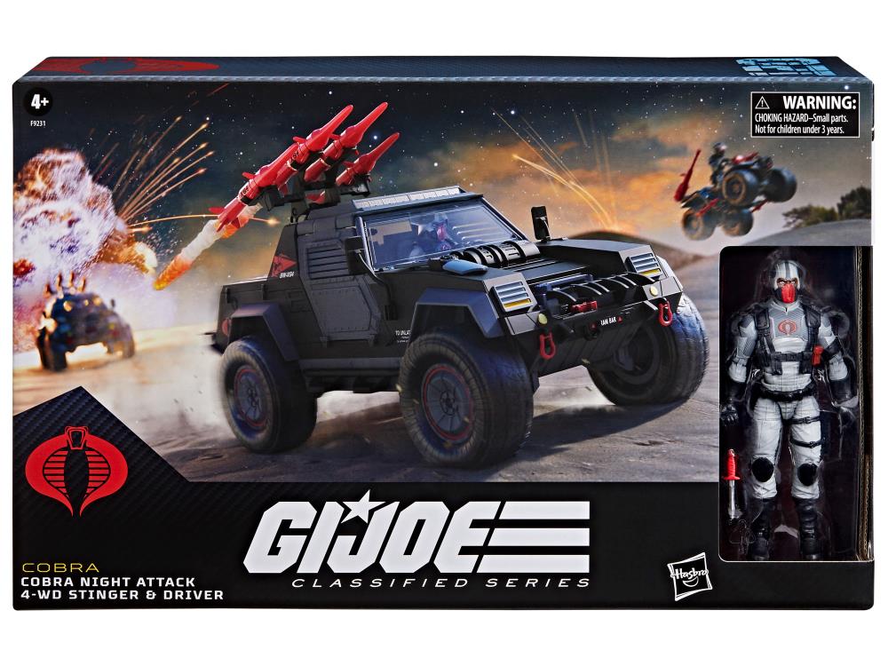 STINGER Y DRIVER SET COBRA G.I.JOE CLASSIFIED HASBRO