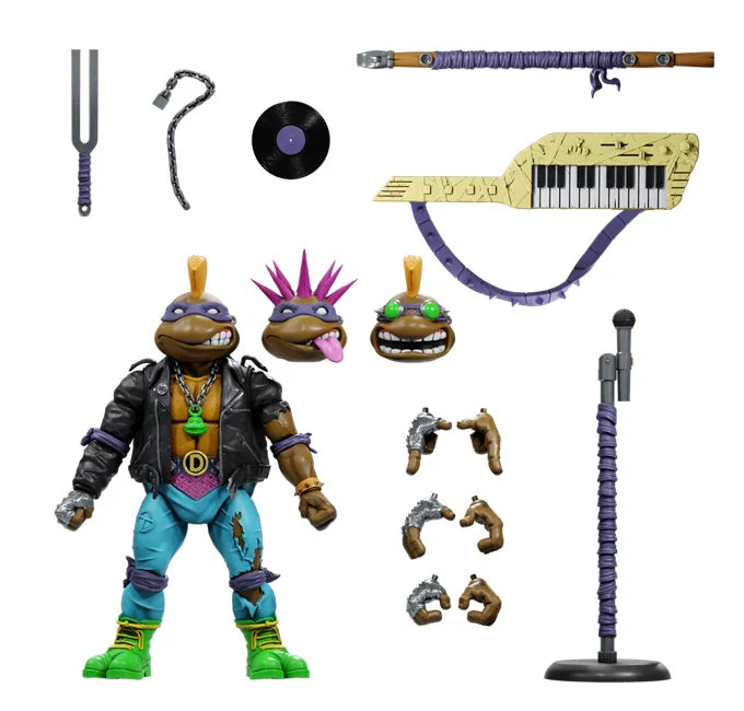 PUNKER DONATELLO TMNT SUPER7 WAVE7