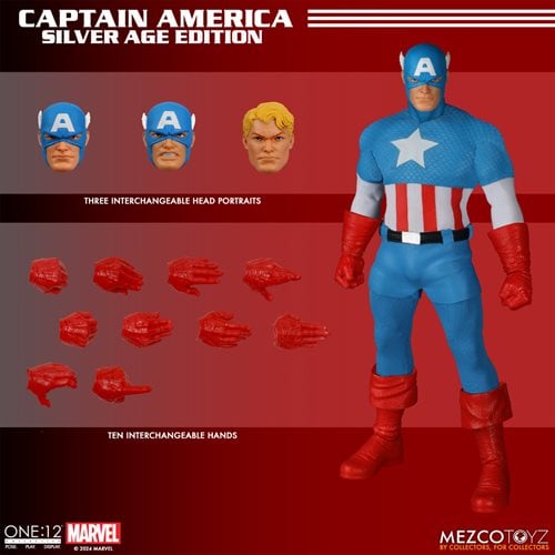 CAPITAN AMERICA SILVER AGE EDITION MEZCO ONE:12