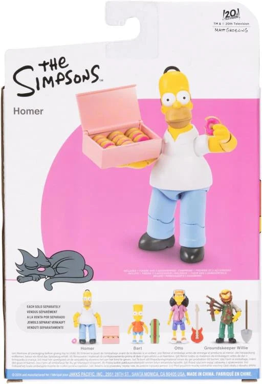 JAKKS Pacific The Simpsons Wave 1 Homer 6,3 cm mini figura JAKKS Pacific The Simpsons Wave 1 Homer 6,3 cm mini figura