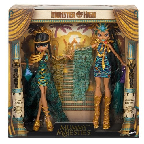 CLEO AND NEFERA DE NILE MUMMY MAJESTIES MONSTER HIGH MATTEL