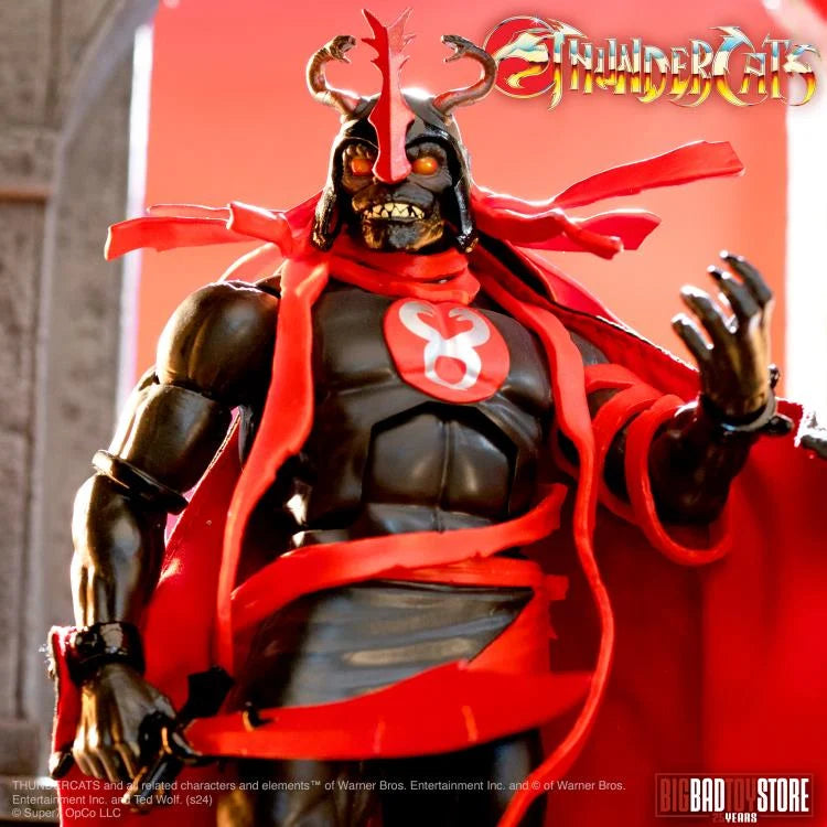 MUMMRA EL INMORTAL (BLACK AND RED VER) BBTS 25TH ANIVERSARIO EXCLUSIVA THUNDERCATS SUPER7