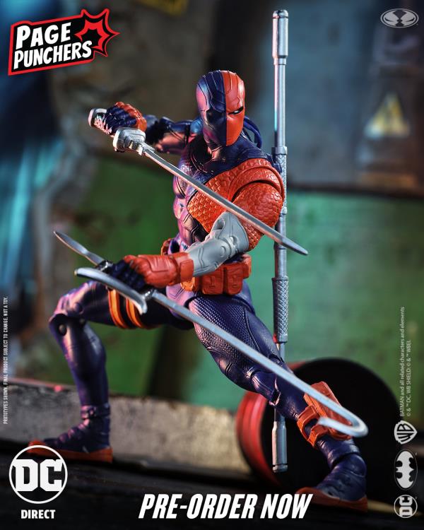 DEATHSTROKE PAGE PUNCHERS DC DIRECT DC MULTIVERSE MCFARLANE