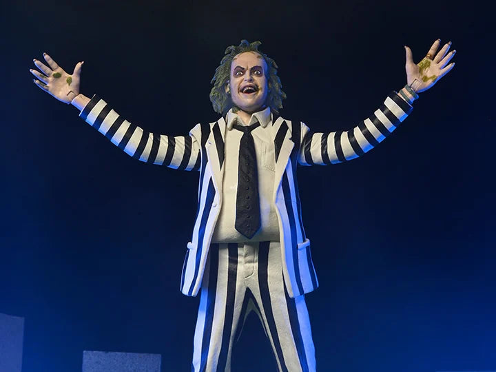 BEETLEJUICE 1988 (BLACK AND WHITE SUIT) NECA