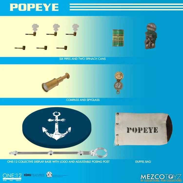 POPEYE MEZCO ONE:12